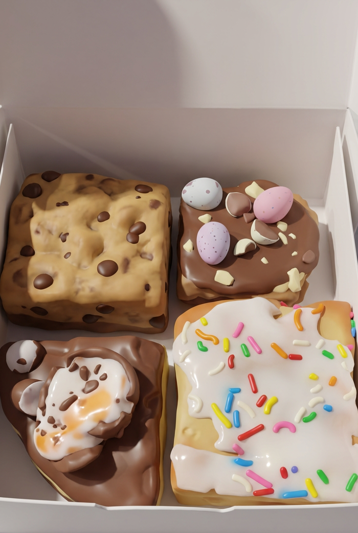 Why not have it all- Mix and Match box of 4 tempting treats